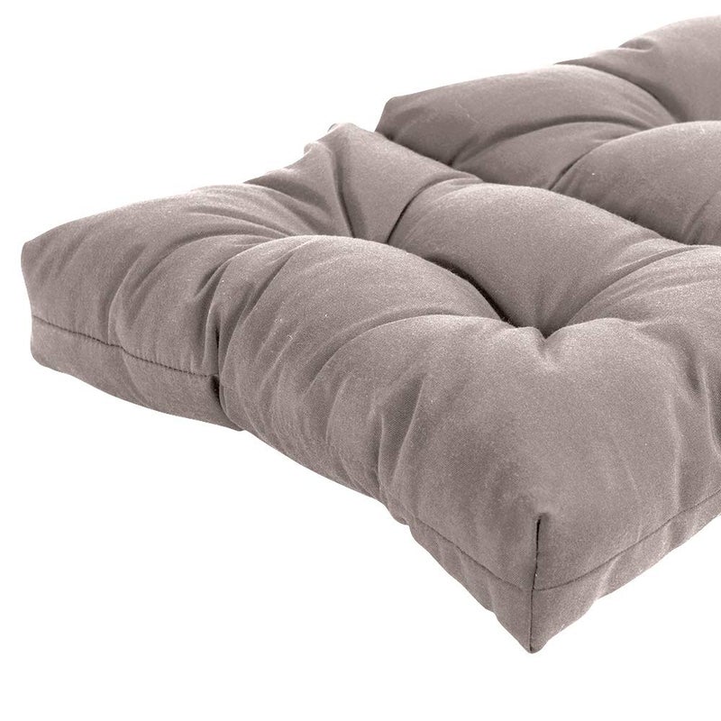 QILLOWAY Indoor/Outdoor Chaise Lounge Cushion,Spring/Summer Seasonal All Weather Replacement Cushions. (Tan/Grey) - Image 3
